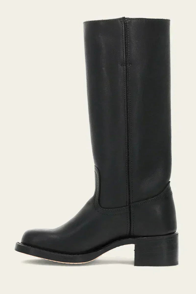 Fitted Knee-High Boots with Chunky Cleated Sole