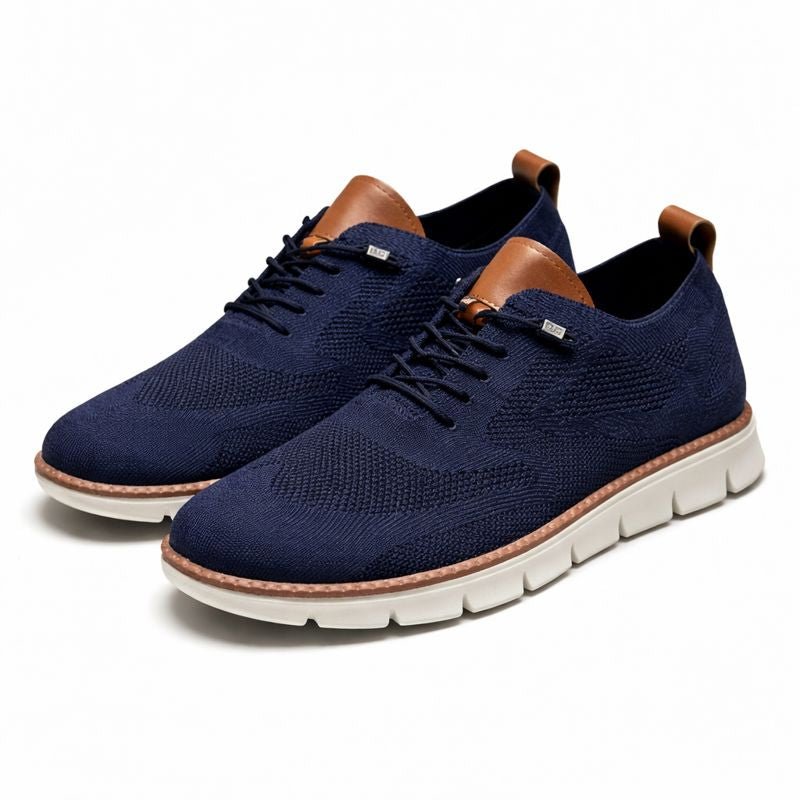 Men's Breathable Mesh Lace-Up Trainers