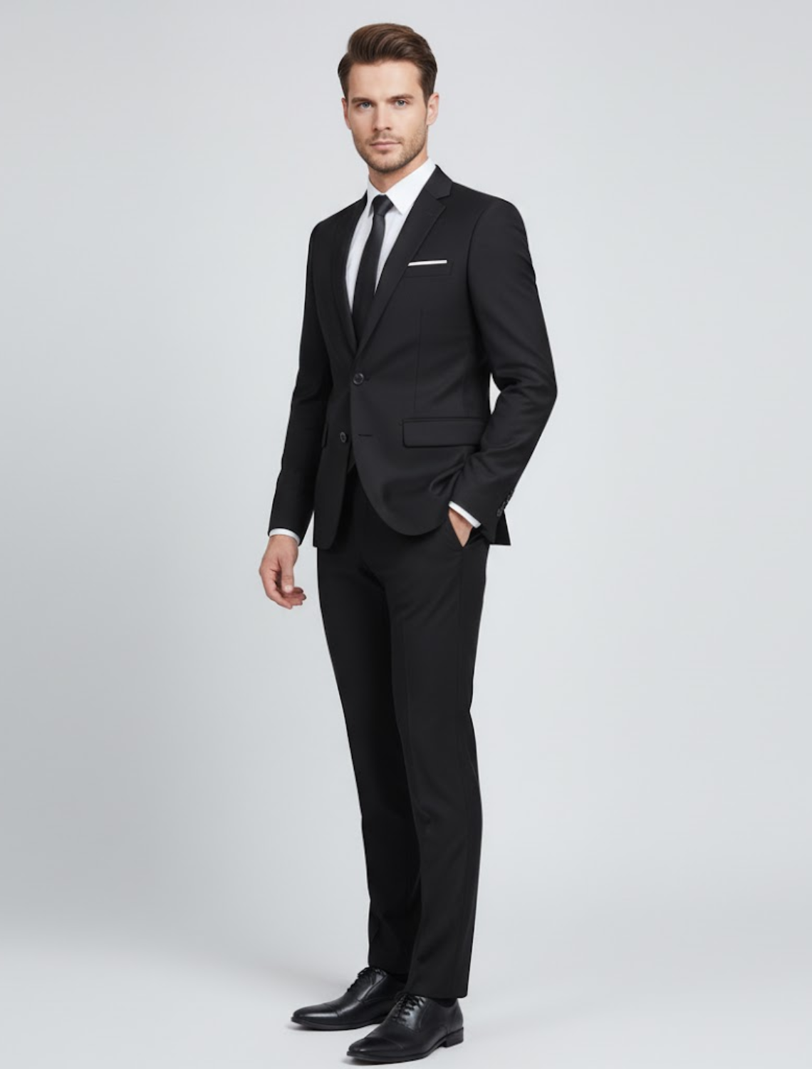 Men's Slim Fit Two-Piece Tailored Suit