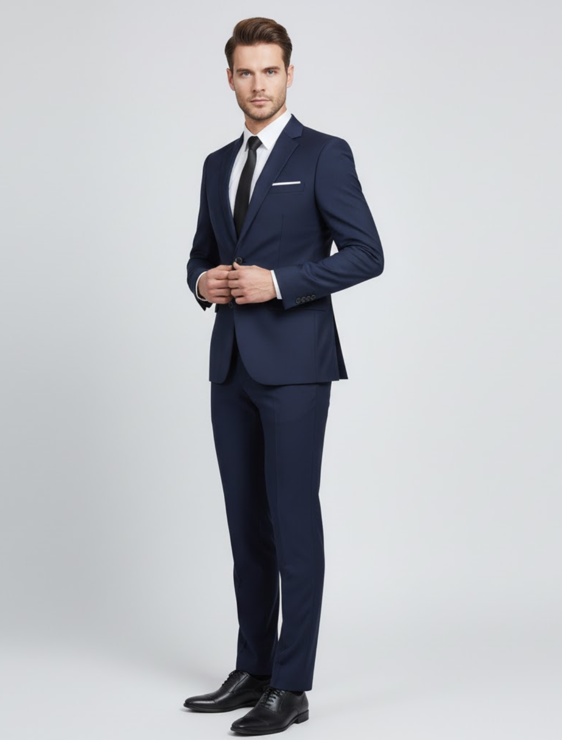 Men's Slim Fit Two-Piece Tailored Suit