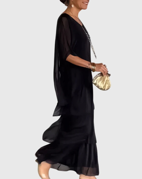 Tiered Boho Maxi Playsuit Dress