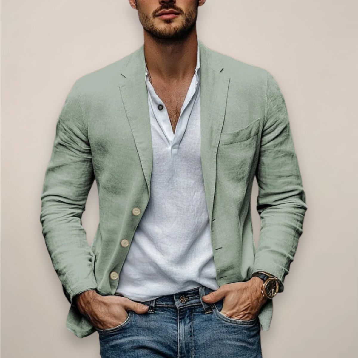 Men's Breathable Summer Blazer
