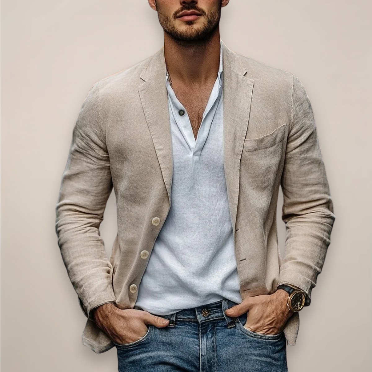 Men's Breathable Summer Blazer