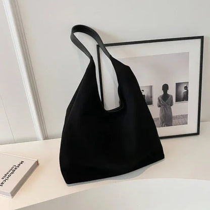 Relaxed Faux Suede Shoulder Bag