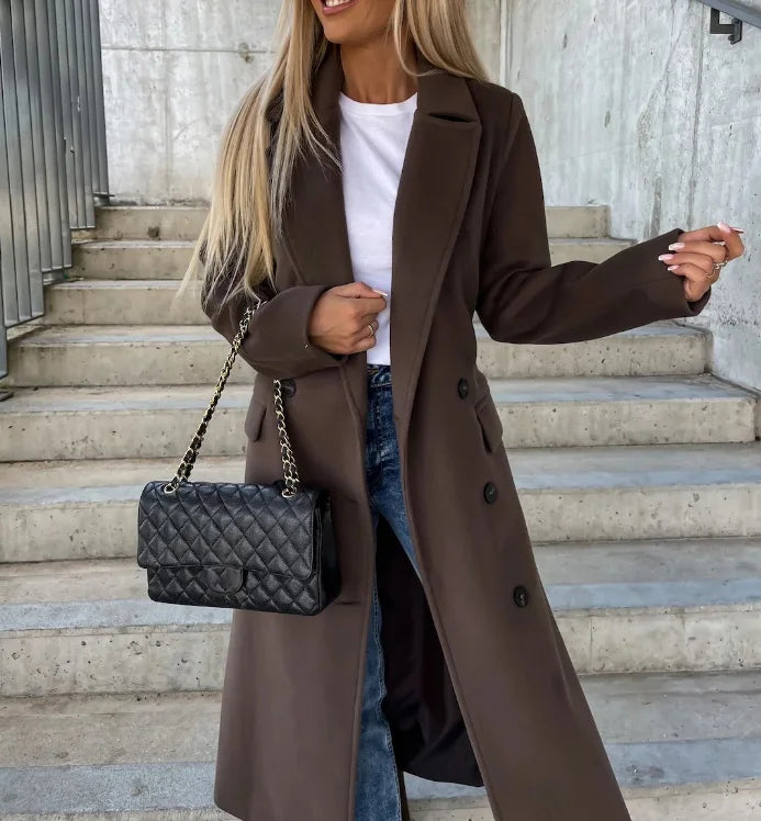 Belted Longline Trench Coat