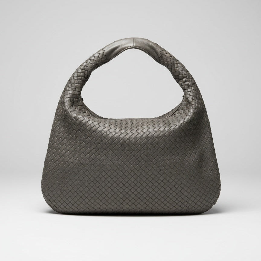 Intrecciato Weave Shoulder Tote Bag