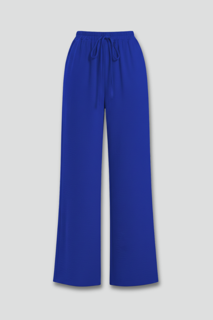 Floaty Drawstring Palazzo Pants with Pockets