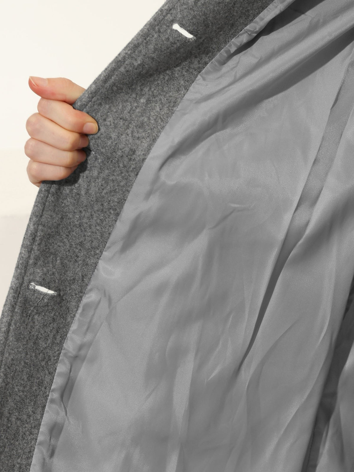 Classic Single-Breasted Tailored Midi Coat