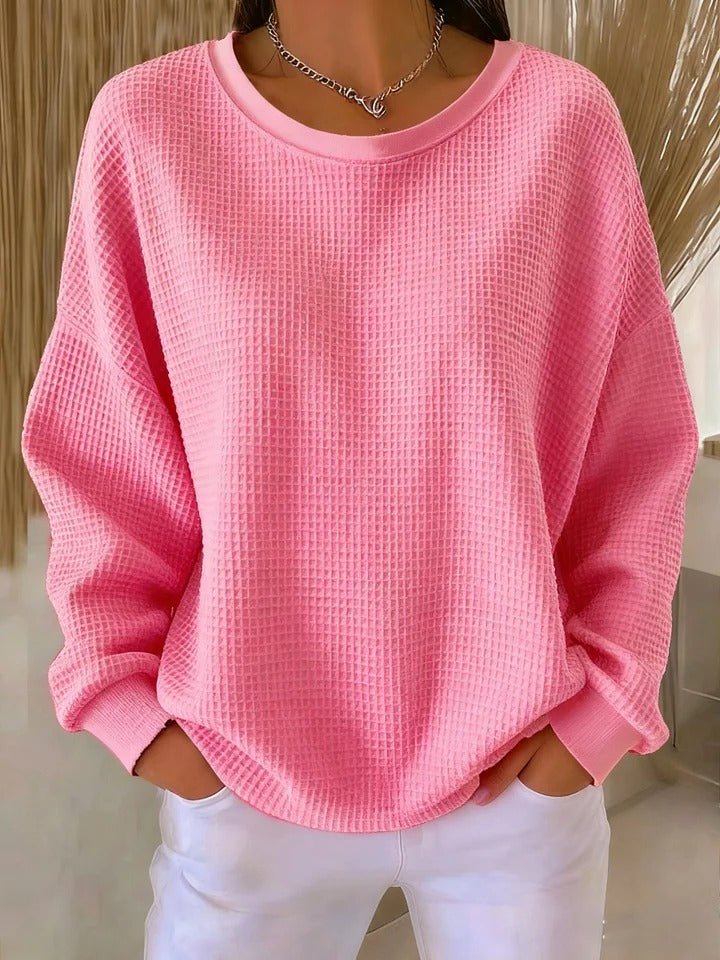 Women's Relaxed Textured Knit Jumper