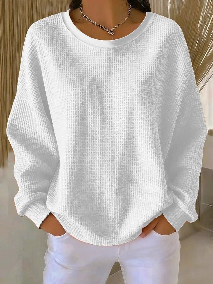 Women's Relaxed Textured Knit Jumper