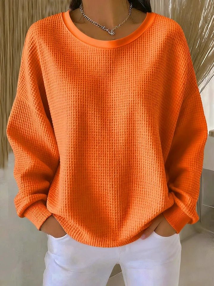 Women's Relaxed Textured Knit Jumper