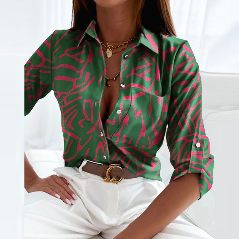 Tailored Point Collar Long-Sleeve Shirt