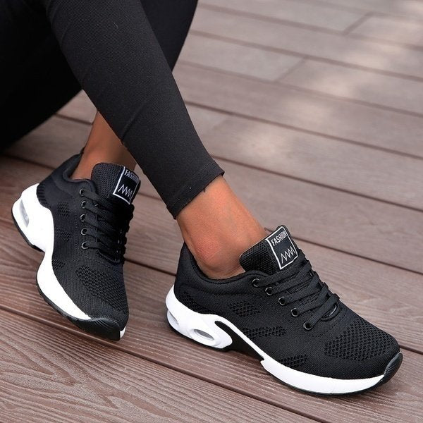 Cushioned Memory Foam Walking Trainers