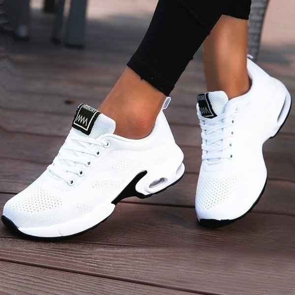 Cushioned Memory Foam Walking Trainers