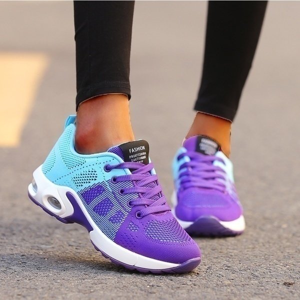 Cushioned Memory Foam Walking Trainers