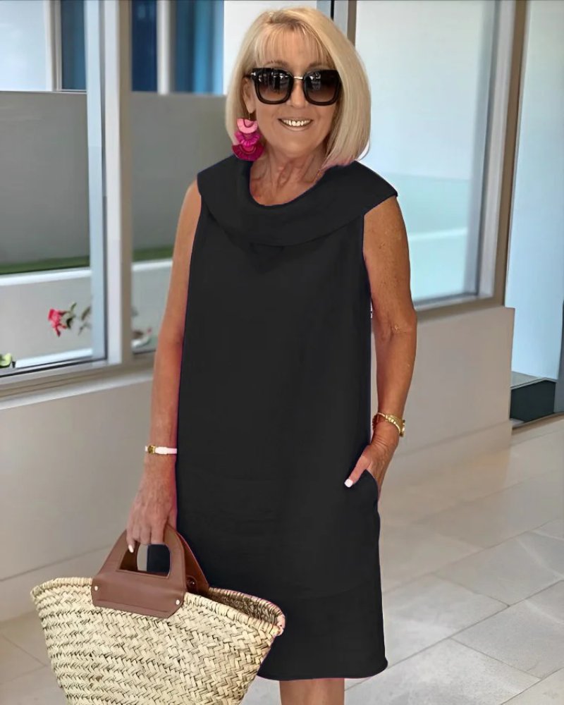 Breezy Scoop Neck Sleeveless Dress