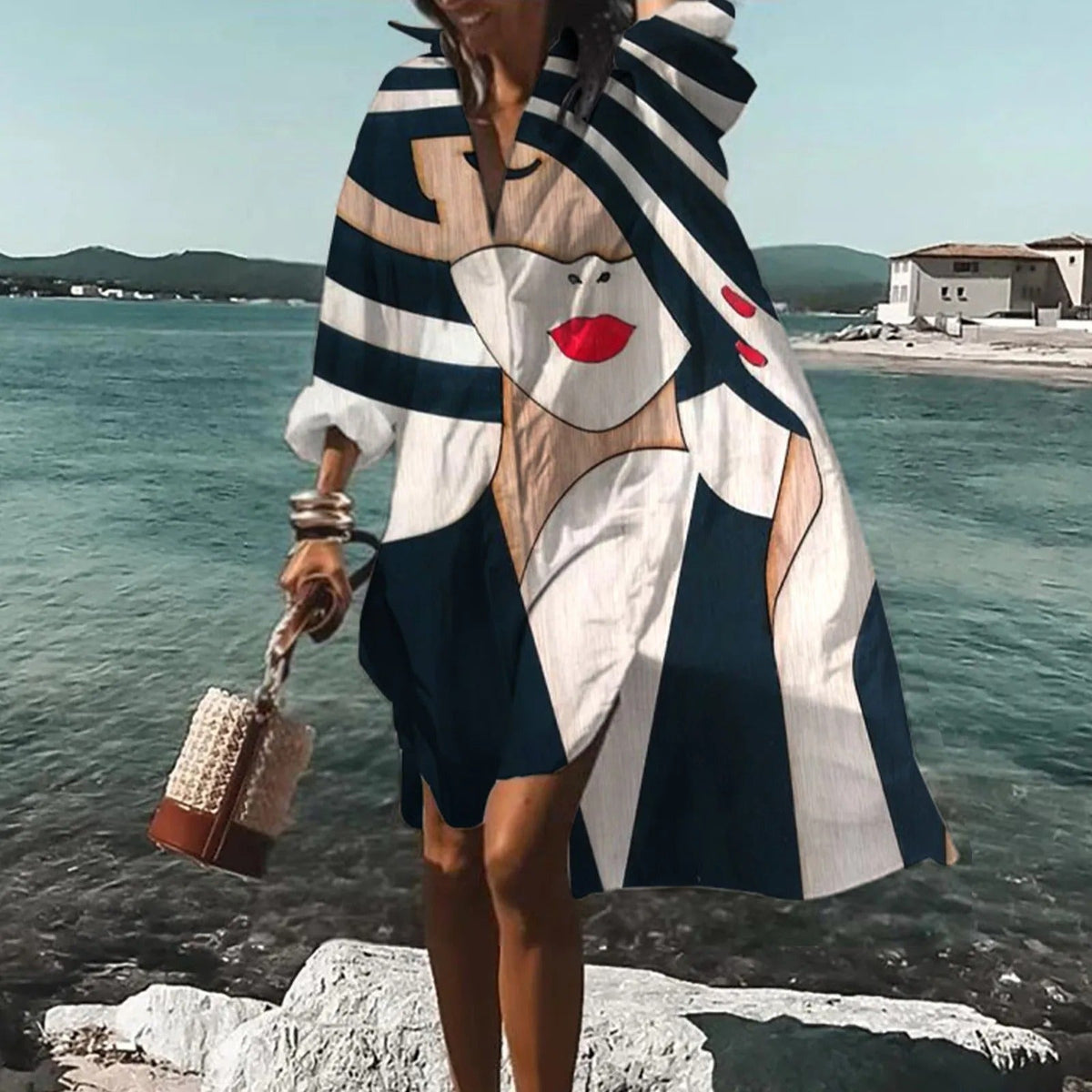 Women's Everyday Button-Through Shirt Dress