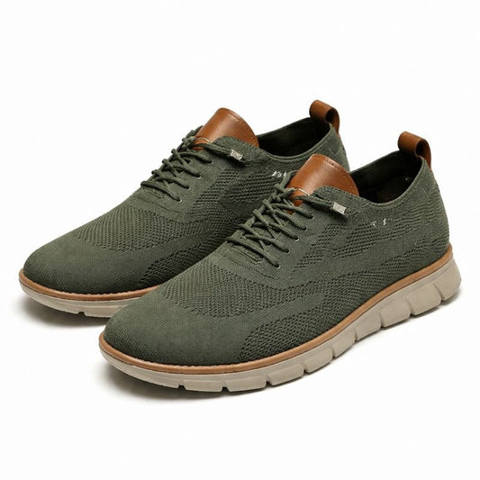 Men's Breathable Mesh Lace-Up Trainers