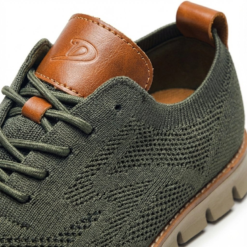 Men's Breathable Mesh Lace-Up Trainers