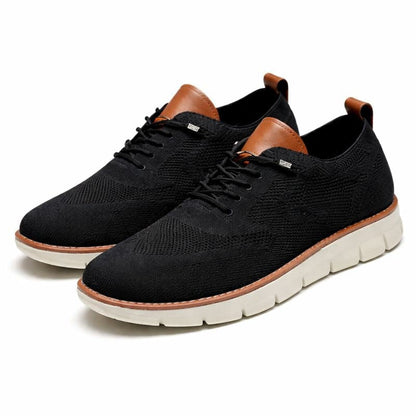 Men's Breathable Mesh Lace-Up Trainers