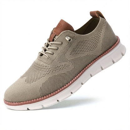 Men's Breathable Mesh Lace-Up Trainers