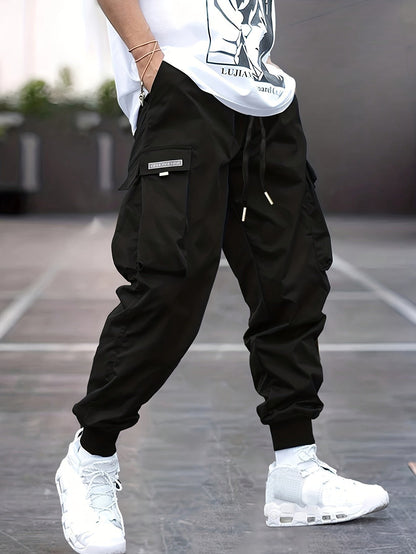 Men's Utility Drawstring Cargo Joggers