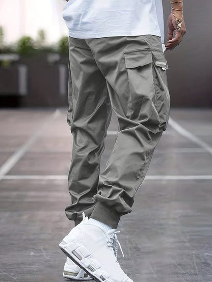 Men's Utility Drawstring Cargo Joggers