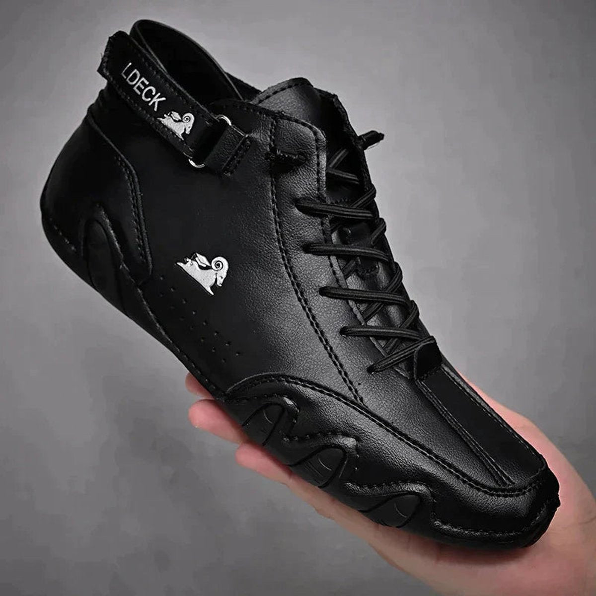 Men's Suede-Look Lace-Up Ankle Boots