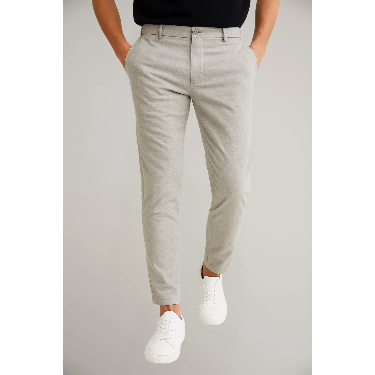 Men's Slim-Fit Woven Trousers