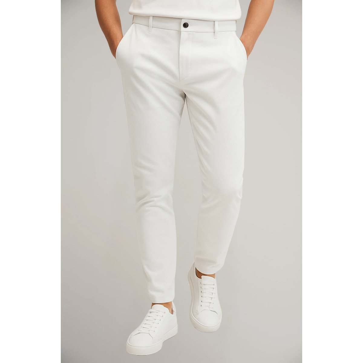 Men's Slim-Fit Woven Trousers