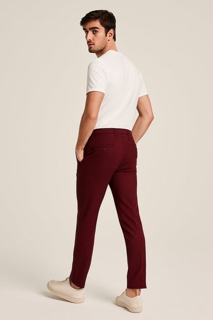Men's Slim-Fit Woven Trousers