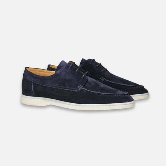 Men's Faux-Suede Hybrid Derby Shoes