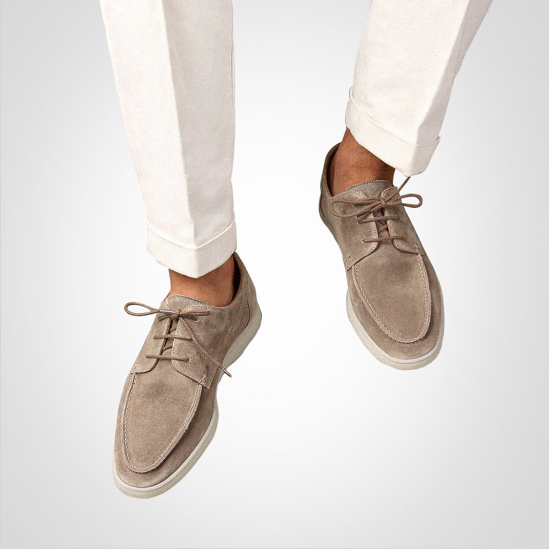 Men's Faux-Suede Hybrid Derby Shoes