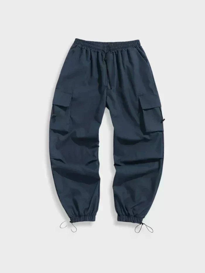 Men's Relaxed Toggle-Cuff Cargo Trousers