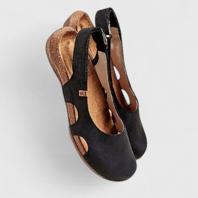 Women's Cut-Out Detail Slingback Flats