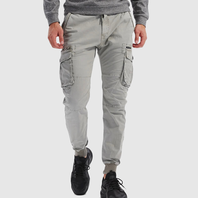 Men's Slim Fit Utility Cargo Trousers