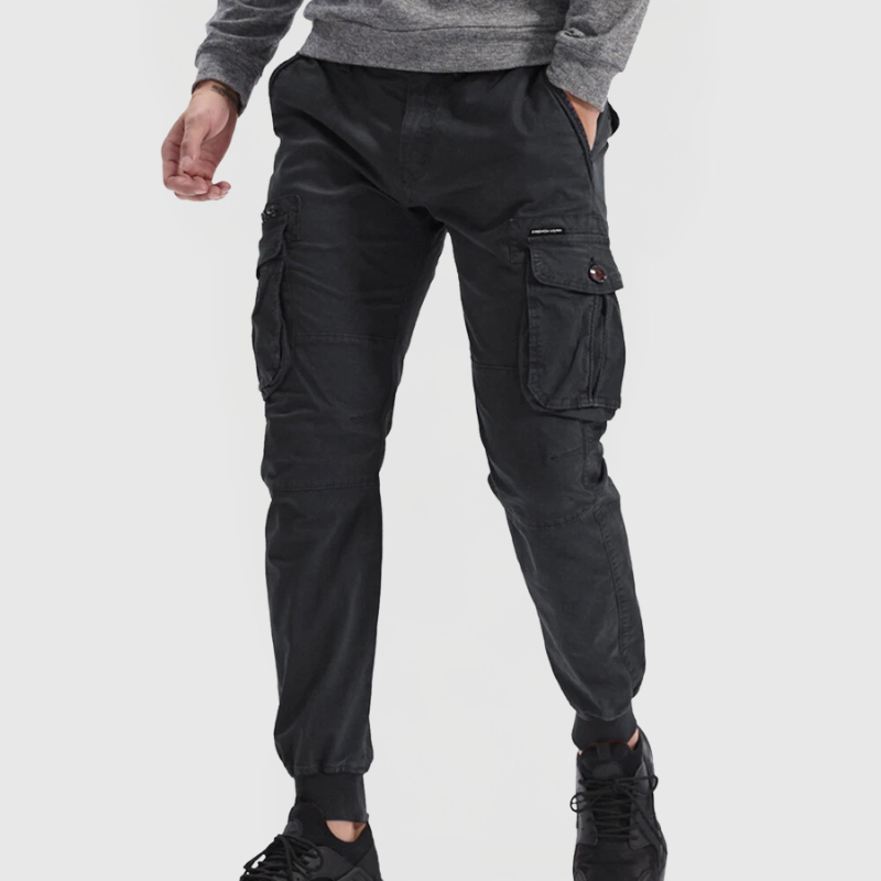 Men's Slim Fit Utility Cargo Trousers
