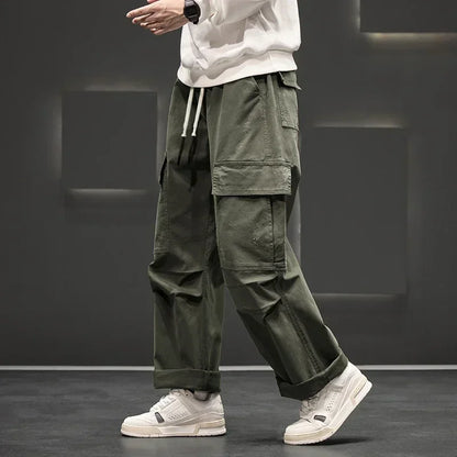 Men's Relaxed-Fit Utility Cargo Trousers