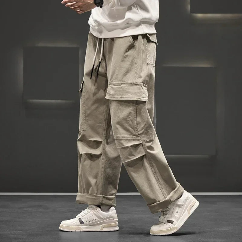 Men's Relaxed-Fit Utility Cargo Trousers