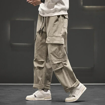 Men's Relaxed-Fit Utility Cargo Trousers
