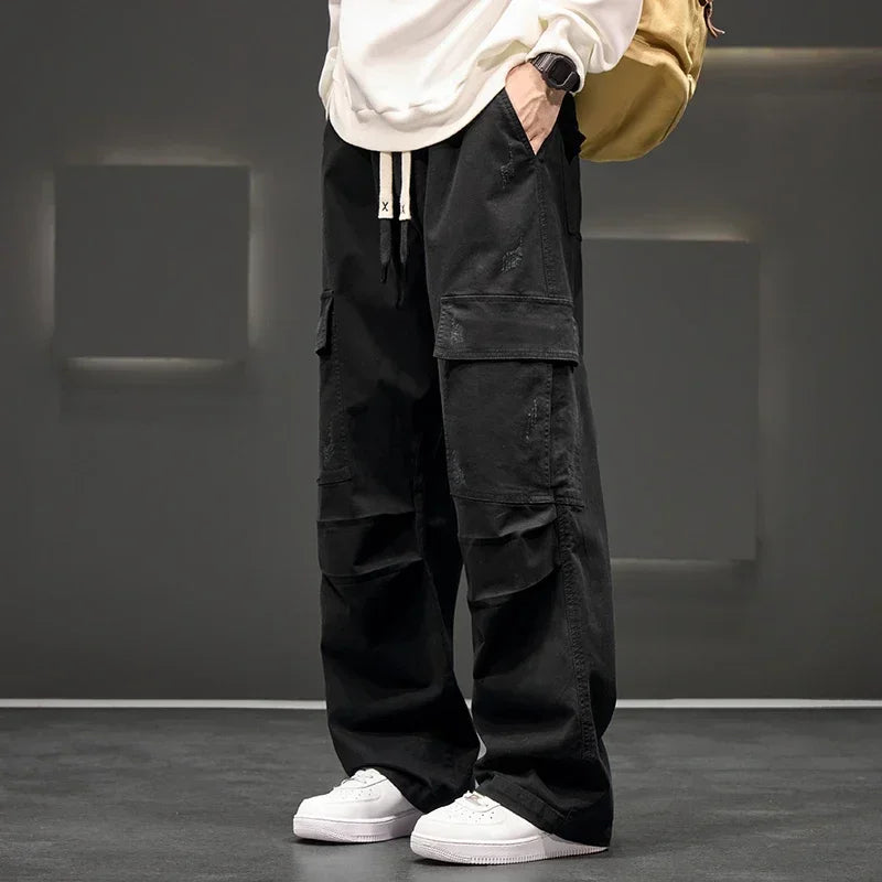 Men's Relaxed-Fit Utility Cargo Trousers