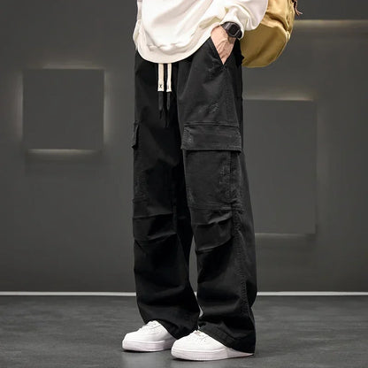Men's Relaxed-Fit Utility Cargo Trousers