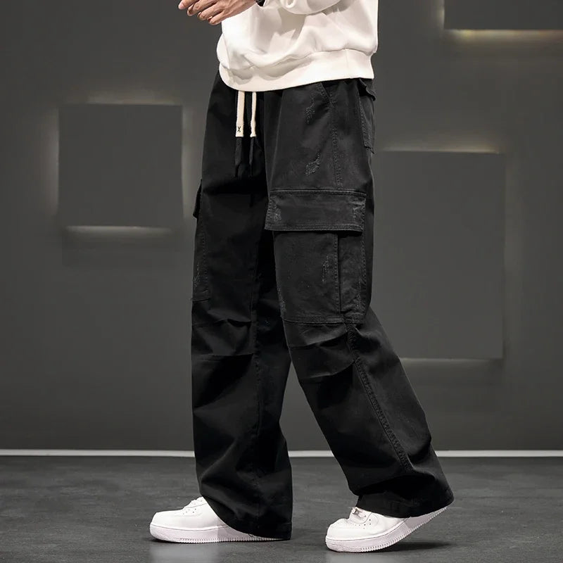Men's Relaxed-Fit Utility Cargo Trousers