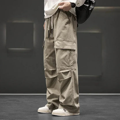 Men's Relaxed-Fit Utility Cargo Trousers
