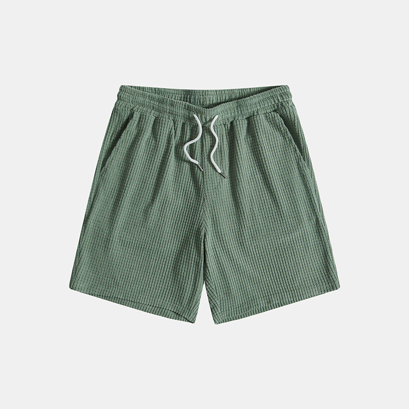 Men's Casual Shirt and Shorts Matching Two-Piece Set
