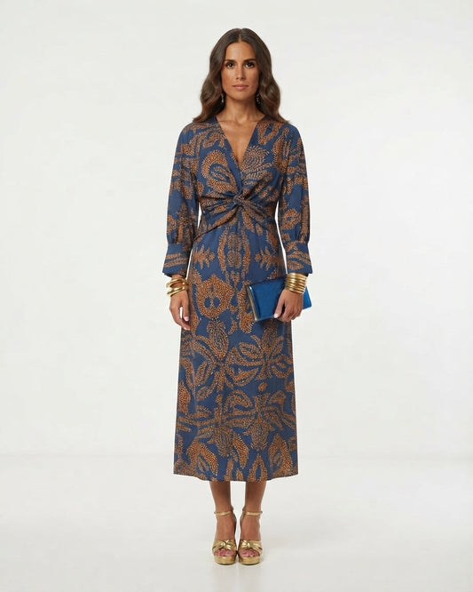 Women's Floral Print A-Line Maxi Dress for Occasions