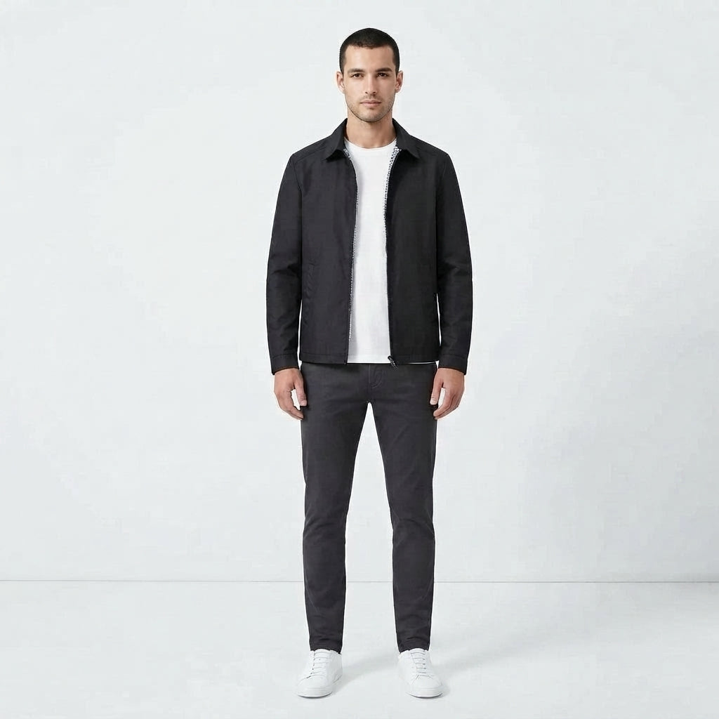 Everyday Lightweight Zip-Front Jacket