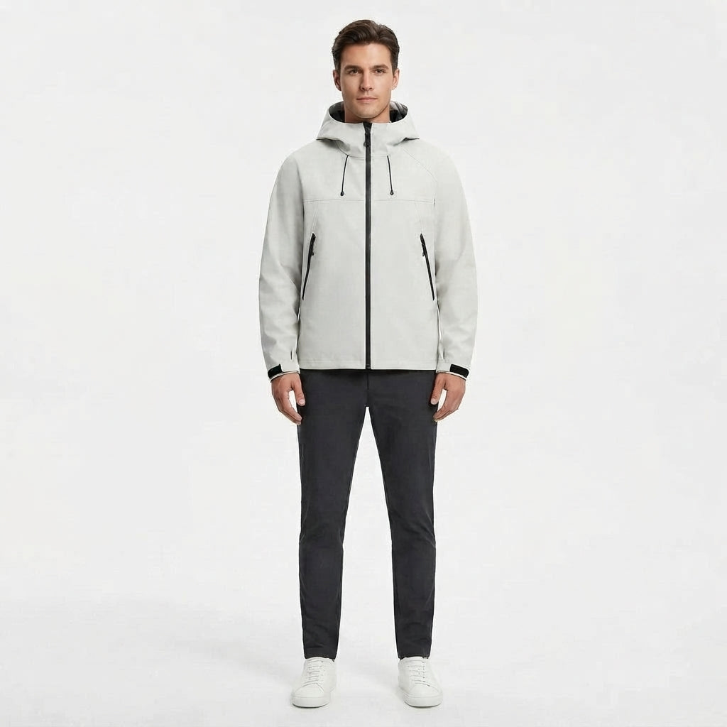 Men's Weatherproof Hooded Shell Jacket
