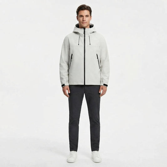 Men's Weatherproof Hooded Shell Jacket