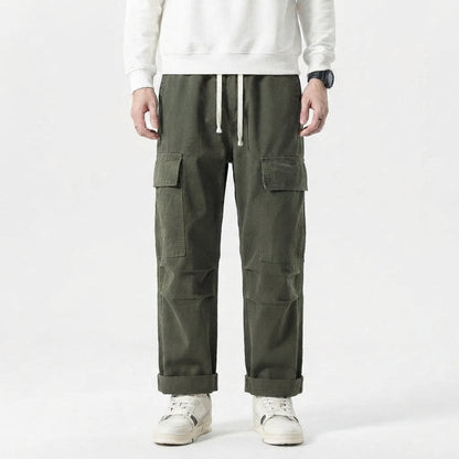 Men's Relaxed-Fit Utility Cargo Trousers